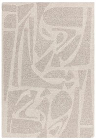 Tappeto in lana tessuta a mano color crema 120x170 cm Loxley - Asiatic Carpets