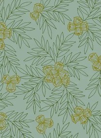 Florale Tapete Muguets von Isidore Leroy - Empire