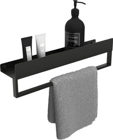 Mensola da bagno SF01 45cm black matt