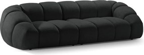 Divano nero 294 cm Diana – Micadoni