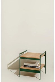 Tavolino con piano in rovere 43x43 cm Jaunty - Hübsch