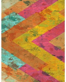 Fotomurale Stor2 Chevron, multicolore