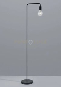 Diallo piantana tubo metallo nero h. 149cm 1 luce attacco e27