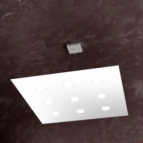 Area sospensione 9+4 luci biemissione bianco 1127-s9+4-bi