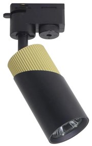 Faretto NEO per sistema a binario 1xGU10/8W/230V nero/oro