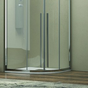 Box doccia circolare 90x90 vetro 8mm anticalcare KE2000 - KAMALU