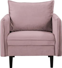 Poltrona lavanda con rivestimento in velluto Juli – Ropez