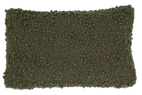 Tikamoon - Cuscino in lana 30x50 cm Lina, verde