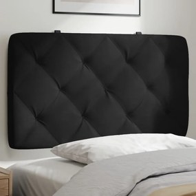 Cuscino Testiera Nero 90 Cm İn Velluto /