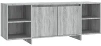 Mobile Porta TV Grigio Sonoma 130x35x50 cm in Truciolato 813054