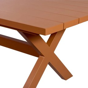 Tavolo da pranzo da giardino in alluminio 100x220 cm Delta - Exotan