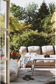 Divano letto da esterno beige Design OUT™ Beige Buckle Up - Karup Design