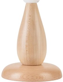 Lampada da tavolo PERA 1xE27/60W/230V beige/faggio