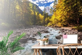 Carta da parati – Paesaggio montano pittoresco