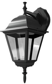 Applique Lanterna da Esterno IP54 E27 Nera - Serie ALFIERI 1B