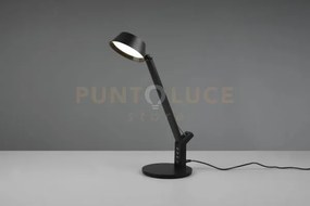Ava lampada da studio led 5,2w 600lm, 3000+4000+6500k nera con 4 pr...