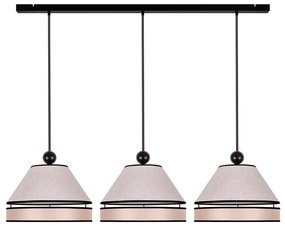 Duolla - Lampadario a sospensione con filo AVIGNON 3xE27/15W/230V beige
