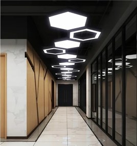 LED lampadario a cavo LED/20W/230V nero