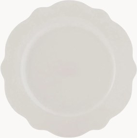 Set di 6 piatti da frutta in porcellana Blanc