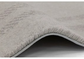 Tappeto in lana crema 200x300 cm Calisia M Grid Rim - Agnella