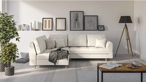 Divano angolare crema (angolo sinistro) Ariella - Ropez