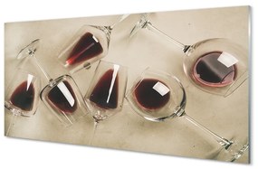 Rivestimento parete cucina Bicchieri di vino 100x50 cm