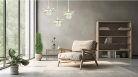 Bohemia-Design - Lampada a sospensione con cavo 1xE27/60W/230V crema