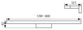 Kanlux 26681 - Illuminazione a LED per specchi da bagno LED/12W/230V