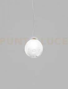 Puppet ring sospensione g bianco sfumato oro satinato 1 luce attacc...