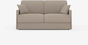 Evans divano letto matrimoniale sfoderabile - design compatto e vano porta guanciali in tessuto smacchiabile T23