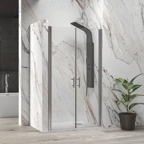 Doccia nicchia doppio battente 120 cm altezza 190 cm | KS2800-SALOON - KAMALU