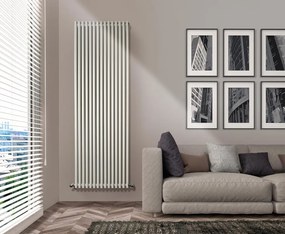 Scaldasalviette ad acqua calda DE'LONGHI PQUADRO bianco, L 58 x H 180 cm