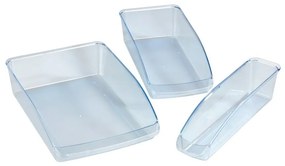 Set di 3 organizer in plastica per il frigorifero - Wenko