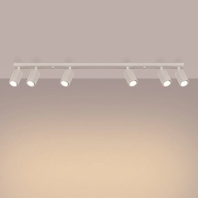 Applique da soffitto KARBON 6L in Alluminio 6xGU10