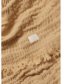 Copriletto beige per letto matrimoniale 240x260 cm Reloved - JUNA