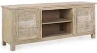 Mobile basso 2 ante Mayra in legno naturale 150x40x60h cm