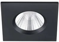 Faretto da Incasso Quadrato Zagros Nero Led 5W IP65 8x8 cm Trio Lighting