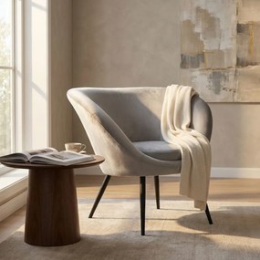 ELISSIA - poltrona moderna in velluto