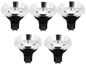 Set di 5 Lampadina LED Smart GU10 dimmerabile AR70 6W 500lm 2200-6500K