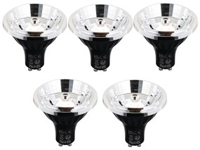 Set di 5 Lampadine LED GU10 Smart Dimmerabili AR70 6W 500 lm 2200 - 6500K