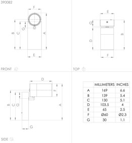 Eglo 390082 - Luce Spot da parete a LED CUMARIBO 1xGU10/4,5W/230V 3000K