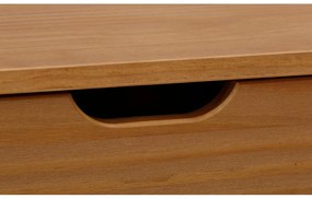 Cassettiera bassa in legno di pino in colore naturale 150x75 cm Post - Støraa