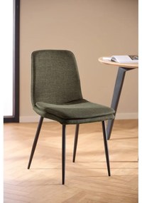 Sedia da pranzo color kaki Becca – Actona