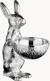 Coniglio decorativo con ciotola Bert, alt. 22 cm