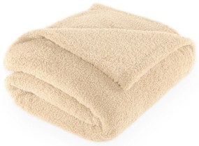 Coperta beige in micropile 150x200 cm Cocoon – Tiseco Home Studio