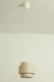 Brilagi - Lampadario sospeso RESNA con cavo 1xE27/60W/230V Ø 20 cm beige