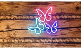 2Kids Toys - LED Decorazione murale al neon LED/5W/USB farfalle