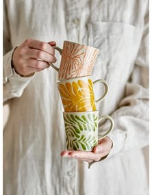 Tazzine in set per cappuccino in gres 3 pz 205 ml Fauni – Bloomingville