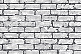 Carta da parati – Mattone Grigio Dipinto