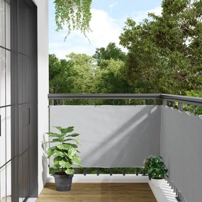 Paravento Da Balcone Grigio 600x75 Cm İn Pvc /